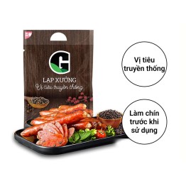 Lạp xưởng vị tiêu truyền thống G Kitchen gói 500g